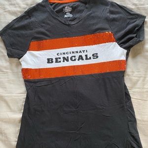 Cincinnati Bengals Sequin Shirt